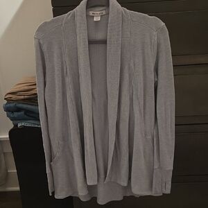 Athleta Women's Light Gray Open Cardigan